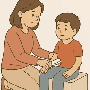 Imagem de capa para o Ebook Escovação Sensorial - Guia Prático para usar em Autistas e TDAH