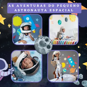 Imagem de capa para o Ebook A s  A v e n t u r a s  d o  P e q u e n o  A s t r o n a u t a  E s p a c i a l