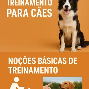 Imagem de capa para o Ebook Curso : Treinamento Básico e Rápido de Cães .