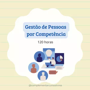 Imagem de capa para o Curso online Gestão de Pessoas por Competência 120h