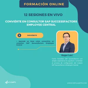 Imagen de portada para Curso online Curso Online SAP Successfactors Employee Central