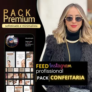 Imagem de capa para o Ebook PACK DE ARTES  NO CANVA GRÁTIS  PARA CONFEITARIA 2024