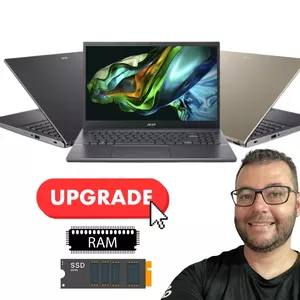 Imagem de capa para o Curso online Como fazer upgrade Notebook Acer Aspire 5 A515-57