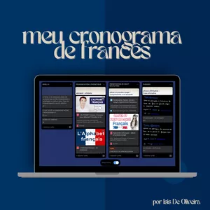 Imagem de capa para o Curso online meu cronograma de francês 