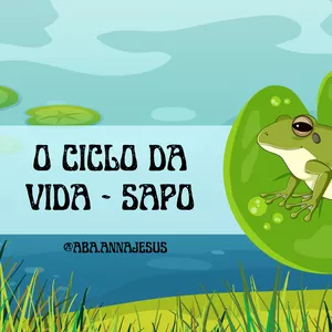 Imagem de capa para o Ebook Temas - Ciclo da Vida do Sapo