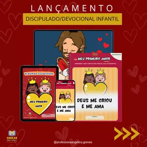 Imagem de capa para o Ebook Deus Me Criou e Me ama - Material Completo da Série Meu Primeiro Amor -VL 1