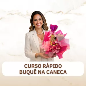 Imagem de capa para o Curso online Curso Rápido: Buquê na Caneca