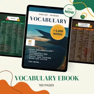 Cover image for Ebook Vocabulary English-Spanish
