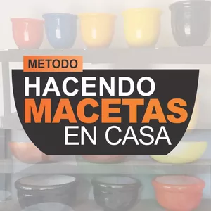 Imagen de portada para Curso online MÉTODO HACENDO MACETAS EN CASA