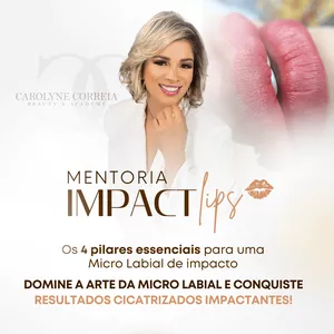 Imagem de capa para o Curso online Mentoria Impact Lips: aprenda os segredos para uma cicatrização labial de impacto
