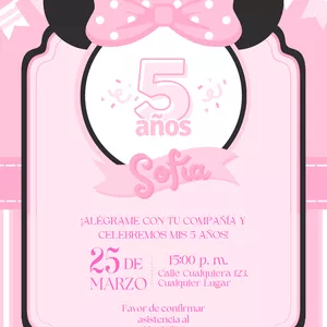 Imagen de portada para Ebook Invitación de cumpleaños para niña
