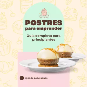 Imagen de portada para Ebook POSTRES PARA EMPRENDER: Guía completa para principiantes