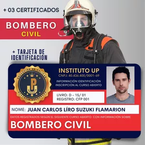 Imagen de portada para Curso online CURSO DEL BOMBERO CIVIL