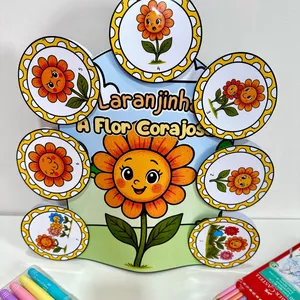 Imagem de capa para o Ebook Luva "Laranjinha, A Florzinha Corajosa"