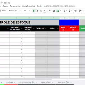 Imagem de capa para o Ebook Planilha de Controle de Estoque 3.0