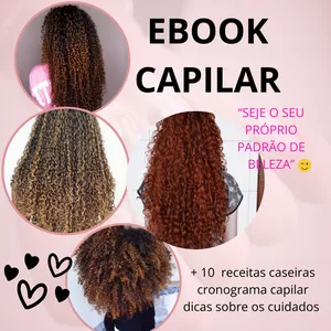 Imagem de capa para o Ebook E-BOOK CAPILAR  CACHEADO E CRESPO 
