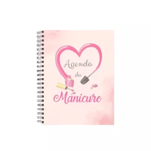 Imagem de capa para o Ebook 📆 AGENDA DA MANICURE PARA IMPRIMIR