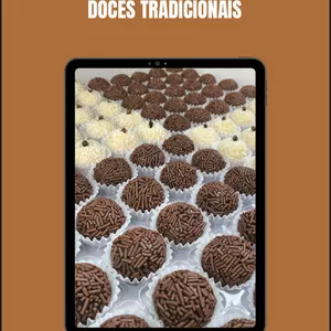 Imagem de capa para o Ebook Vivendo de Confeitaria - Doces Tradicionais 