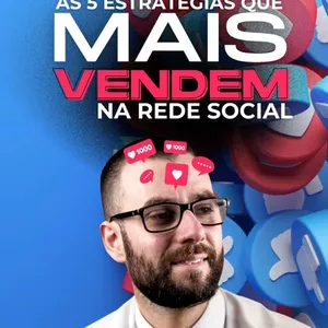 Imagem de capa para o Curso online AS 5 ESTRATÉGIAS QUE MAIS VENDEM NA REDE SOCIAL
