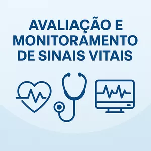 Imagem de capa para o Curso online Avaliação e Monitoramento de Sinais Vitais
