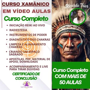Imagem de capa para o Curso online Reiki Xamânico Curso de Formação Terapêutica