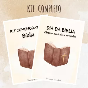 Imagem de capa para o Ebook Dia da Bíblia