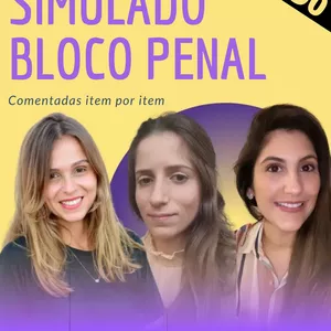 Imagem de capa para o Ebook Simulado de Direito Penal, Processual Penal e Legislação Extravagante