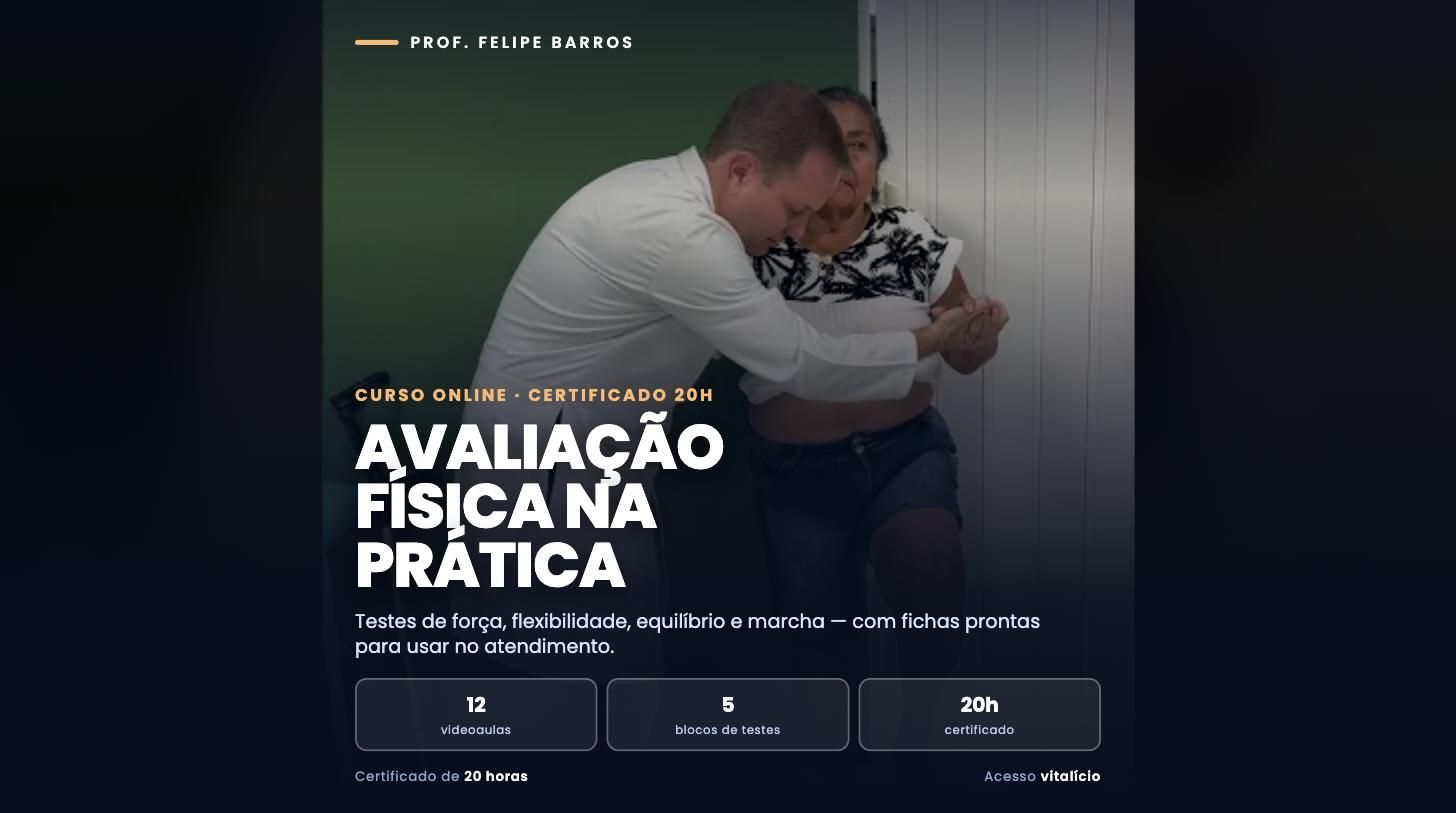 Imagem do curso Avaliação Física na Prática