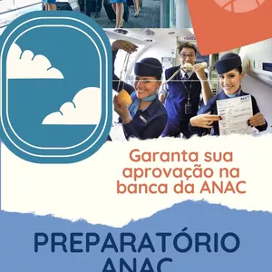 Imagem de capa para o Curso online Preparatório simulados ANAC Comissários de Voo