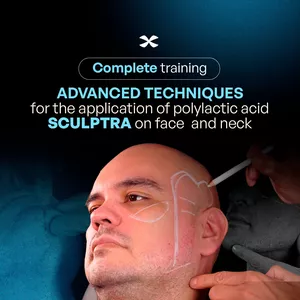 Cover image for Online course Advanced Techniques for Applying Poly-L-Lactic Acid Sculptra on the Face and Neck