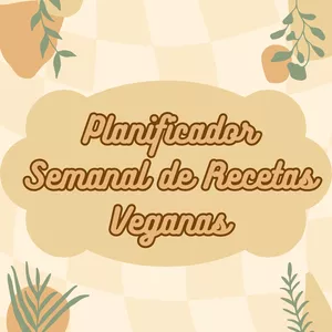 Imagen de portada para Curso online PLANIFICADOR SEMANAL DE RECETAS VEGANAS