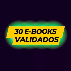 Imagem de capa para o Curso online 30 e-book's VALIDADOS