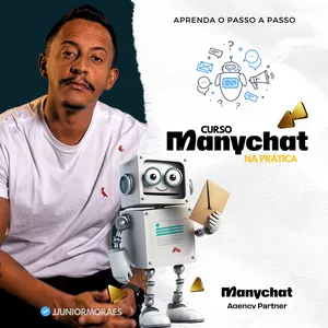 Imagem de capa para o Curso online MANYCHAT NA PRATICA - Do Zero ao Avançado