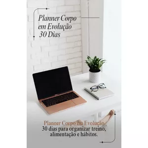 Imagem de capa para o Ebook Planner Corpo em Evolução - 30 Dias