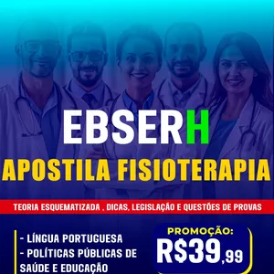 APOSTILA EBSERH FISIOTERAPIA 2025 por CONCURSOS ONLINE