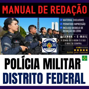 Imagem de capa para o Ebook MANUAL DE REDAÇÃO - POLÍCIA MILITAR DO DISTRITO FEDERAL - PMDF - (CONCURSO PÚBLICO)
