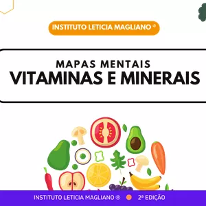 Imagem de capa para o Curso online Mapas Mentais de Vitaminas e Minerais + Mapas Mentais de Suplementação