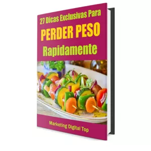 Imagem de capa para o Ebook 27 DICAS PARA PERDER PESO RAPIDAMENTE