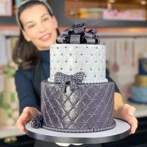 Imagem de capa para o Curso online Bolo Efeito Matelasse 