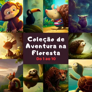 Imagem de capa para o Ebook Coleção Aventura na Floresta