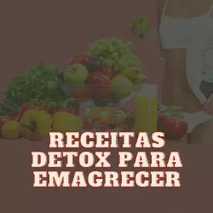 Imagem de capa para o Ebook Receitas Detox para Emagrecer