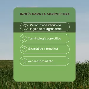 Cover image for Online course Basic English for Agriculture 