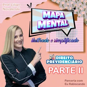 Imagem de capa para o Curso online Direito Previdenciário: Mapa mental + aula de revisão PARTE II