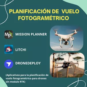 Imagen de portada para Curso online PLANIFICACIÓN DE VUELO FOTOGRAMÉTRICO