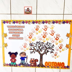 Imagem de capa para o Ebook 🍁PAINEL INTERATIVO DO OUTONO