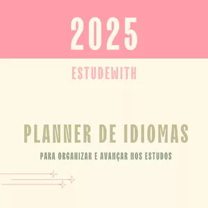 Imagem de capa para o Ebook Planner de Idiomas