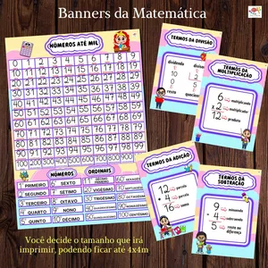 Imagem de capa para o Ebook Banners da Matemática