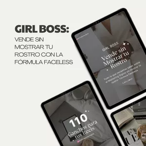 Imagen de portada para Ebook GIRL BOSS: Vende sin mostrar tu rostro - Fórmula Faceless