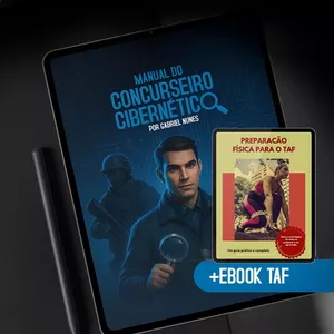 Imagem de capa para o Ebook Manual do Concurseiro Cibernético