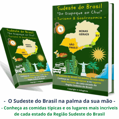 Imagem de Conheça a Região Sudeste do Brasil + 1 Bônus | Turismo &amp; Gastronomia (e-books) criado por Infogênio | Loja Virtual na hotmart